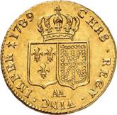Reverse Double Louis d'Or 1789 AA