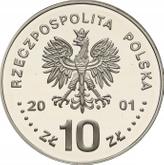 Obverse 10 Zlotych 2001 MW ET John III Sobieski