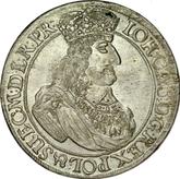 Obverse Ort (18 Groszy) 1661 DL Danzig
