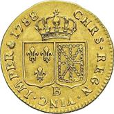 Reverse Louis d'Or 1788 B