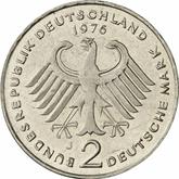 Reverse 2 Mark 1976 J Konrad Adenauer
