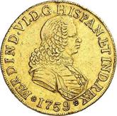 Obverse 8 Escudos 1759 So J