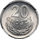 Reverse 20 Groszy 1971 MW