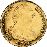 Obverse 4 Escudos 1786 PTS PR