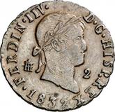 Obverse 2 Maravedís 1832