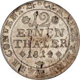 Reverse 1/12 Thaler 1814 MC