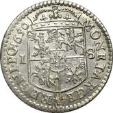 Reverse Ort (18 Groszy) 1650