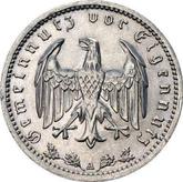 Reverse 1 Reichsmark 1937 D