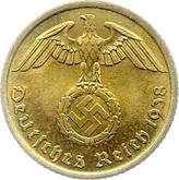 Reverse 10 Reichspfennig 1938 A