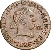 Obverse 1 Maravedí 1826 PP