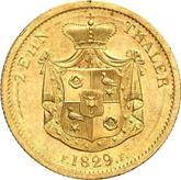 Reverse 10 Thaler 1829 F.F.