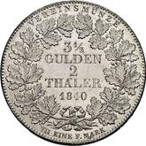 Reverse 2 Thaler 1840