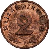 Obverse 2 Reichspfennig 1939 F