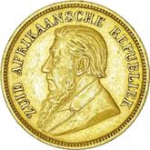 Obverse 1/2 pond (Transvaal) 1894