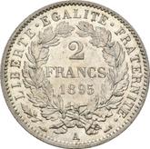 Reverse 2 Francs 1895 A With Motto