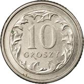 Reverse 10 Groszy 2007 MW
