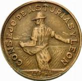 Obverse 1 Peseta 1937 Asturias and Leon