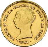Obverse 100 Reales 1851