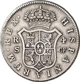 Reverse 4 Reales 1778 S CF