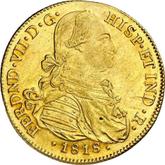 Obverse 8 Escudos 1818 NR JF