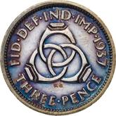 Reverse Threepence 1937 HP Pattern