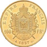 Reverse 100 Francs 1857 A