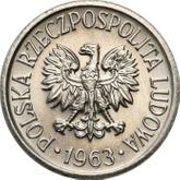 Obverse 5 Groszy 1963 Pattern