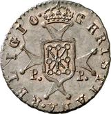 Reverse 1/2 Maravedí 1818 PP