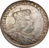 Obverse Ort (18 Groszy) 1756 EC Crown