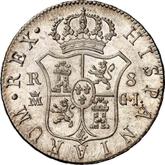 Reverse 8 Reales 1815 M GJ