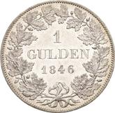 Reverse Gulden 1846