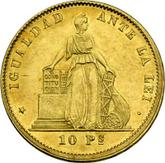 Obverse 10 Pesos 1879 So