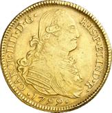 Obverse 4 Escudos 1799 So DA