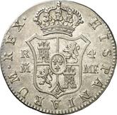 Reverse 4 Reales 1789 M MF