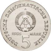 Reverse 5 Mark 1985 A Caroline Neuber