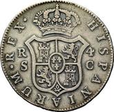 Reverse 4 Reales 1788 S C