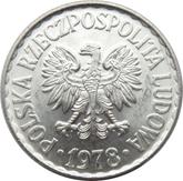 Obverse 1 Zloty 1978