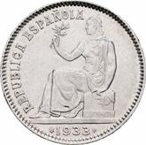 Obverse 1 Peseta 1933
