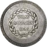 Reverse 5 Pesetas 1823