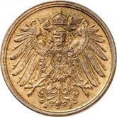 Reverse 2 Pfennig 1914 J