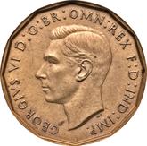 Obverse Threepence 1937 HP
