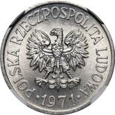 Obverse 20 Groszy 1971 MW