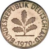 Reverse 2 Pfennig 1970 G