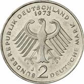 Reverse 2 Mark 1973 J Konrad Adenauer