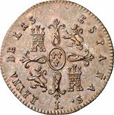 Reverse 2 Maravedís 1841 J