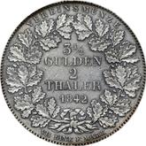 Reverse 2 Thaler 1842