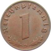 Obverse 1 Reichspfennig 1937 D