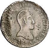 Obverse 4 Maravedís 1813 J