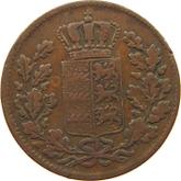 Obverse 1/2 Kreuzer 1844