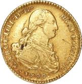 Obverse 2 Escudos 1799 IJ